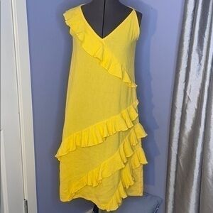 Dunes dress relaxed fashion XS Marigold ruffle dress